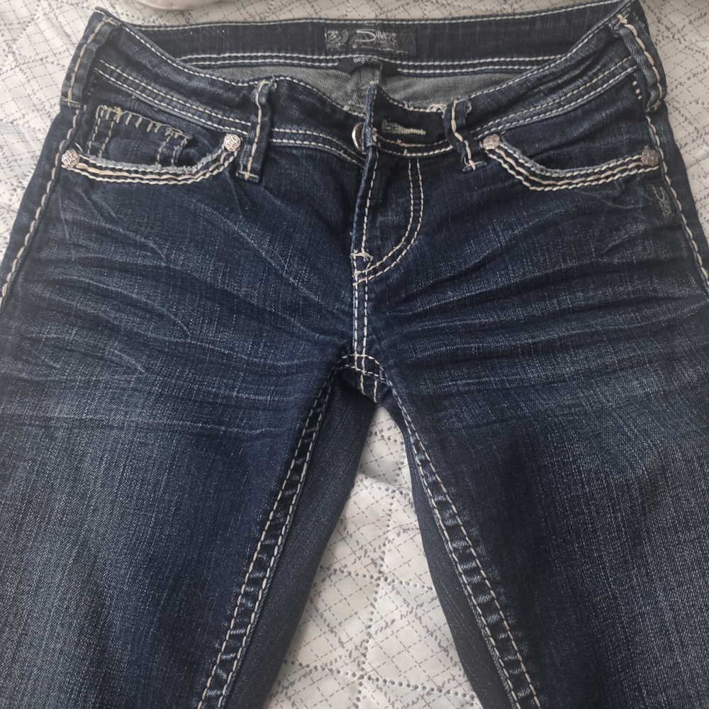 Dark Blue Denim Jeans